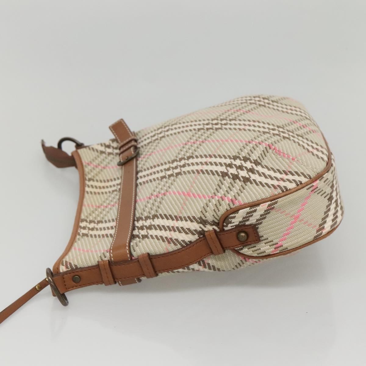 Burberry Nova check Shoulder bag Canvas, BEIGE, CANVAS, Shoulder bag