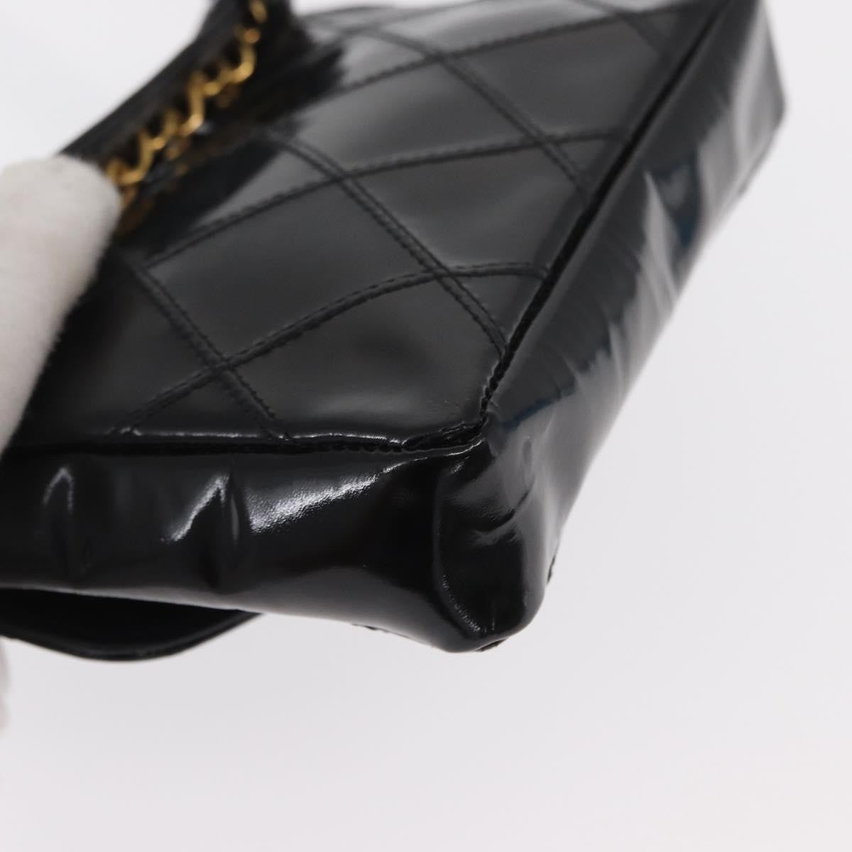 Chanel Vintage Flap Belt Bag Quilted Leather, BLACK, LEATHER, Clutche & pouche