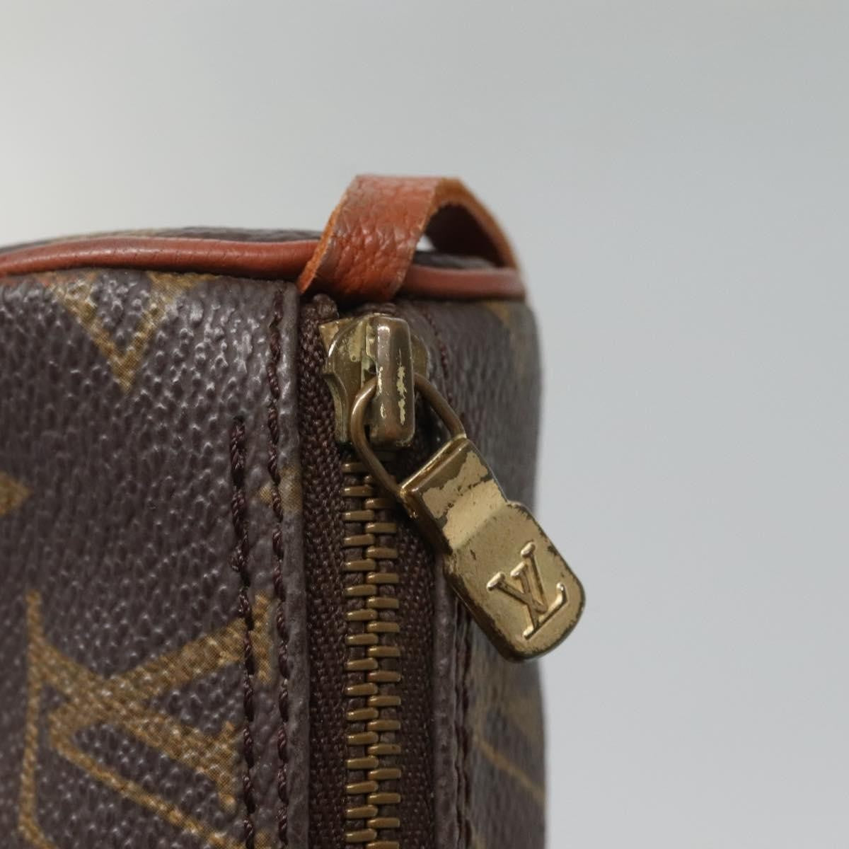 Louis Vuitton Papillon Pochette Monogram Canvas, BROWN, CANVAS, Handbag