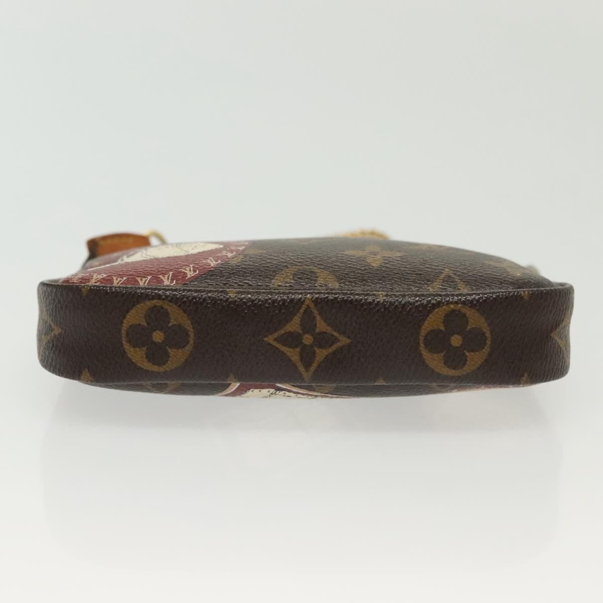 Louis Vuitton Pochette Accessoires Monogram Canvas, BROWN, CANVAS, Clutche & pouche