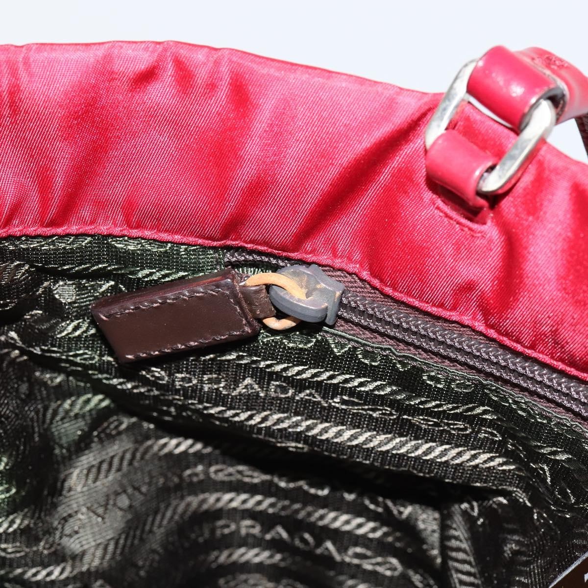 Prada Vintage Tote Tessuto, RED, NYLON, Tote bag