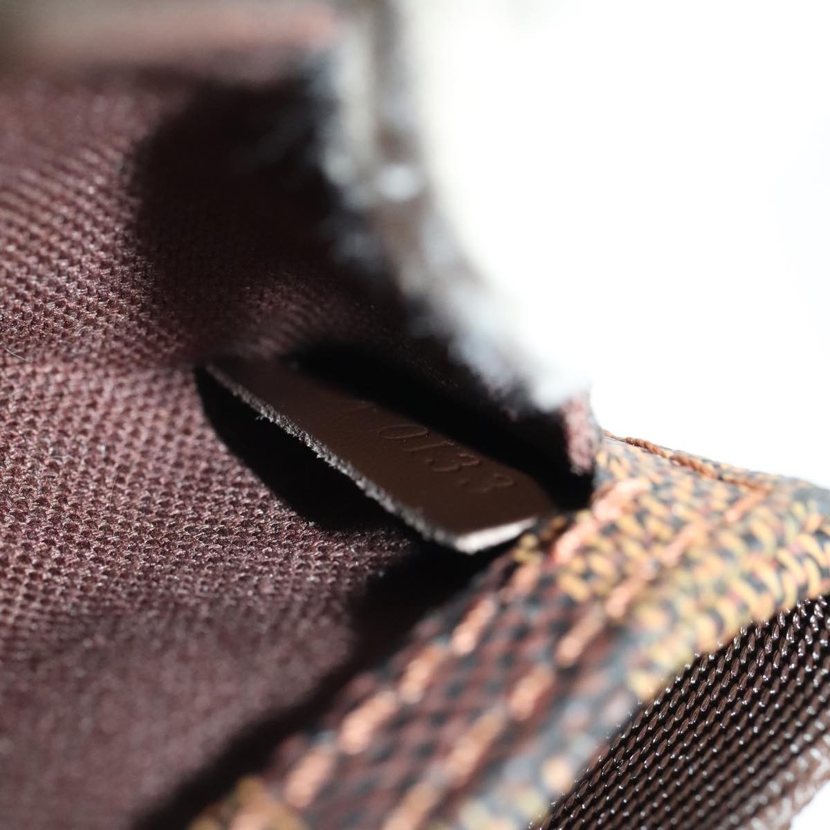 Louis Vuitton Geronimos Waist Bag Damier, BROWN, CANVAS, Shoulder bag