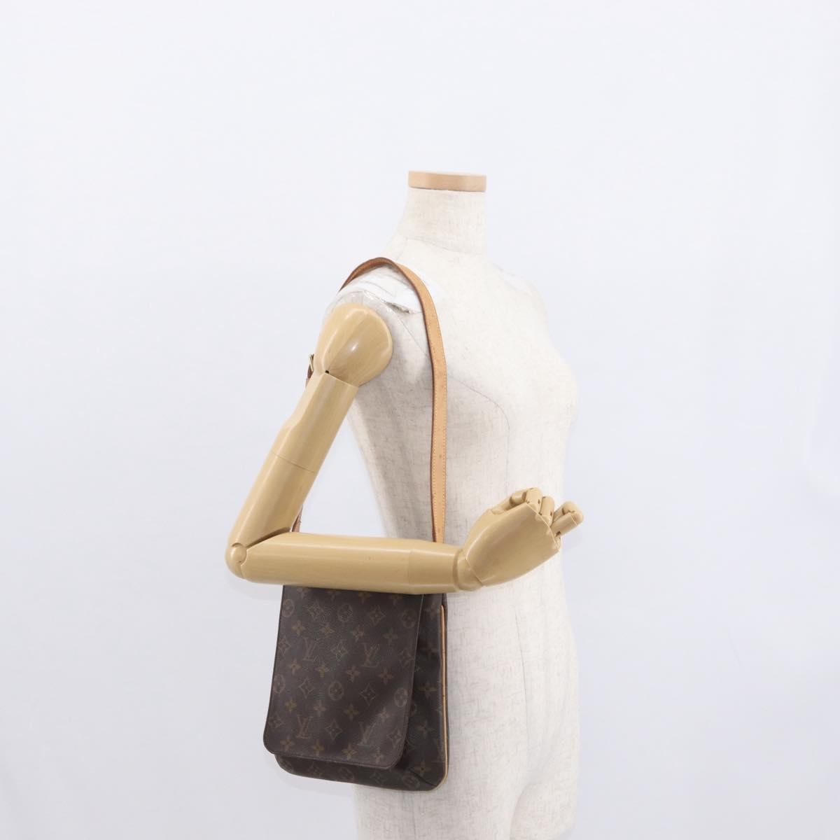 Louis Vuitton Musette Salsa Handbag Monogram Canvas, BROWN, CANVAS, Shoulder bag
