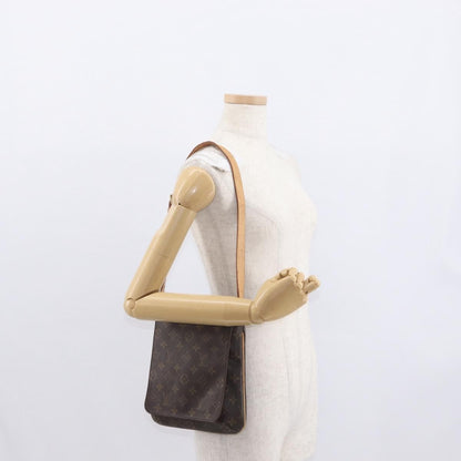 Louis Vuitton Musette Salsa Handbag Monogram Canvas, BROWN, CANVAS, Shoulder bag