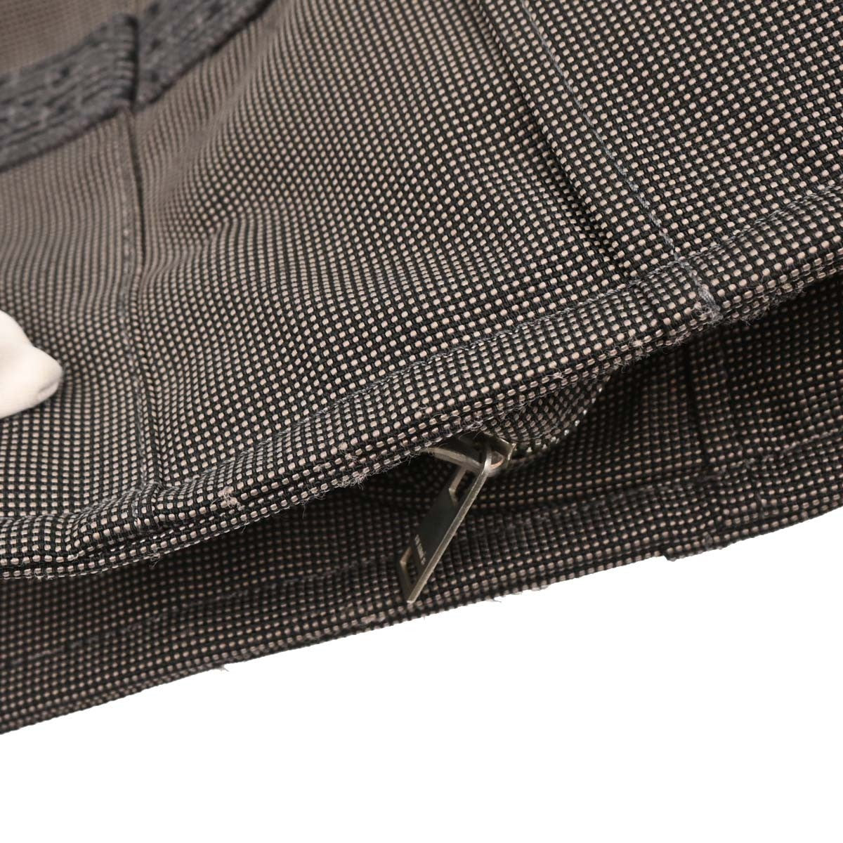 Hermes Fourre Tout Tote Canvas, GRAY, POLYAMIDE, Tote bag