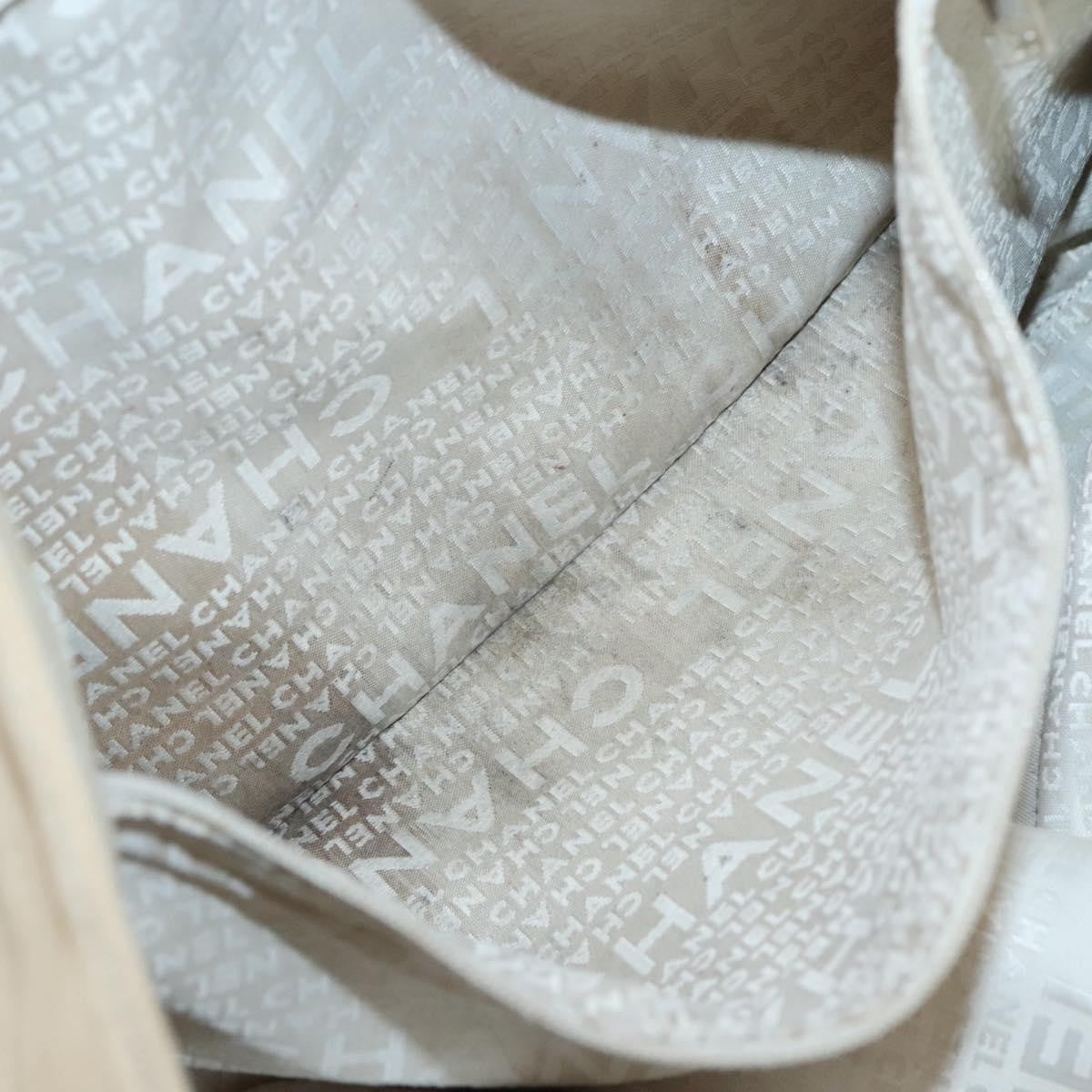 Chanel Vintage Cruise Line No.5 Tote Quilted Canvas, BEIGE, CANVAS, Tote bag