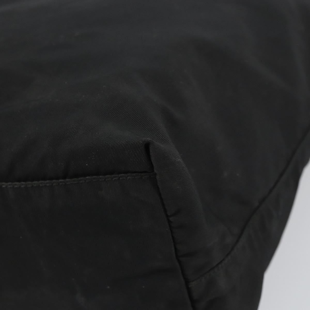 Prada Vintage Zip Tote Tessuto, BLACK, NYLON, Tote bag