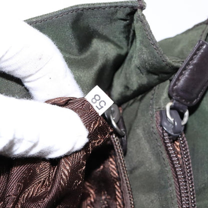 Prada Vintage Shoulder Bag Tessuto, KHAKI, NYLON, Shoulder bag
