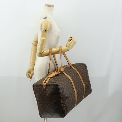 Louis Vuitton Sac Souple Handbag Monogram Canvas, BROWN, CANVAS, Travel bag