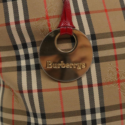 Burberry Nova Check Tote canvas check pattern, BEIGE, CANVAS, Tote bag