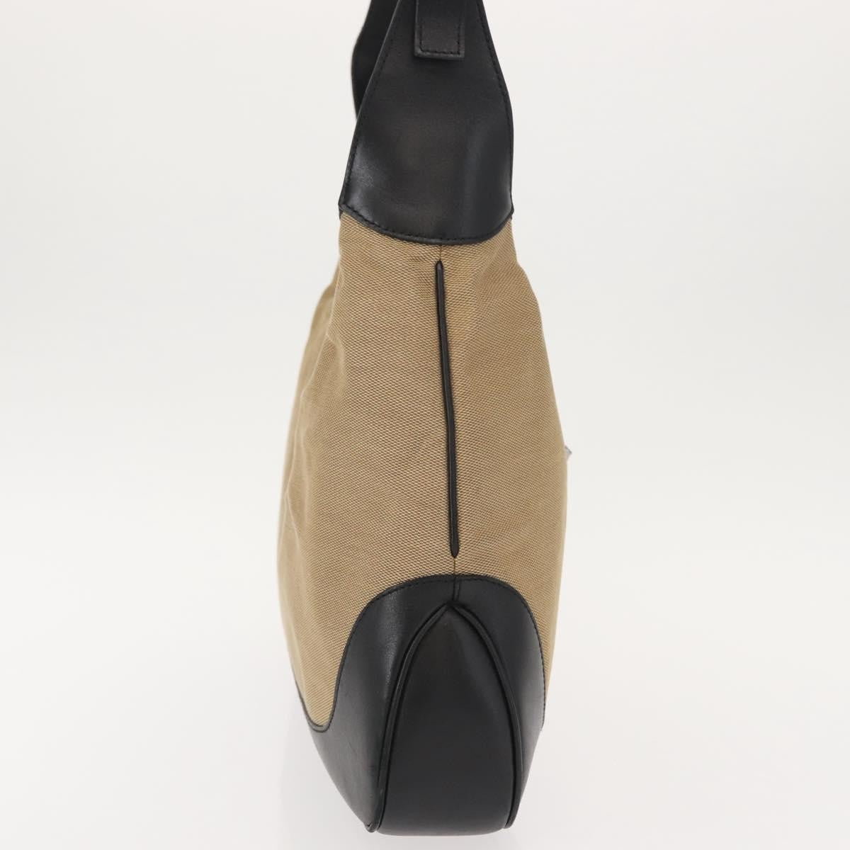 Gucci Vintage Jackie Handbag Canvas, BEIGE, CANVAS, Shoulder bag