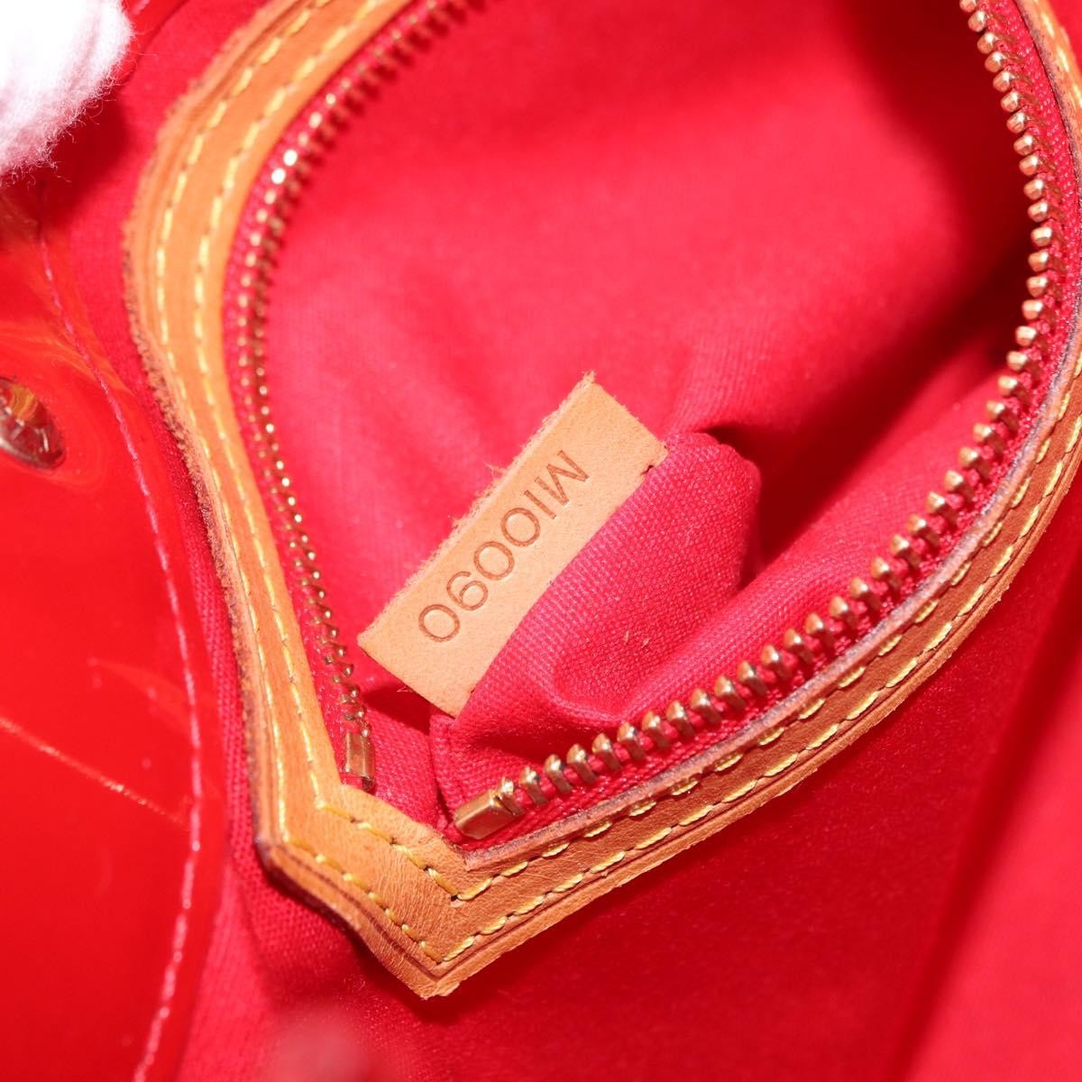 Louis Vuitton Reade Handbag Monogram Vernis, RED, PATENT_LEATHER, Handbag