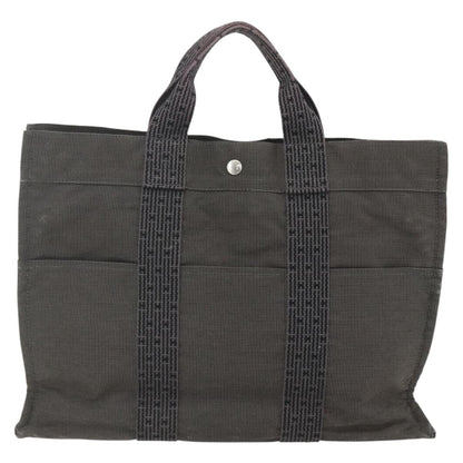 Hermes Fourre-tout Herline Fourre-tout Herline, GRAY, CANVAS, Tote bag