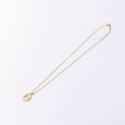 Christian Dior CD Pendant Necklace Gold-plated, GOLD, METAL, Necklace