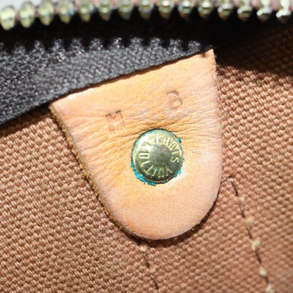 Louis Vuitton Keepall Bag Monogram Canvas, BROWN, CANVAS, Travel bag