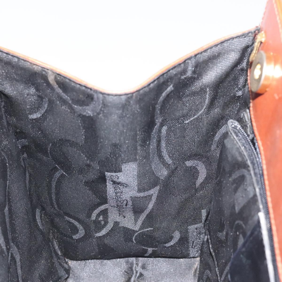 Salvatore Ferragamo Convertible Vara Bow Tote Leather, BROWN, LEATHER, Handbag