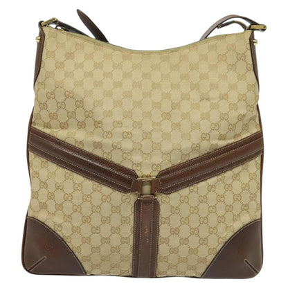 Gucci GG Canvas Bag Canvas, BEIGE, CANVAS, Shoulder bag