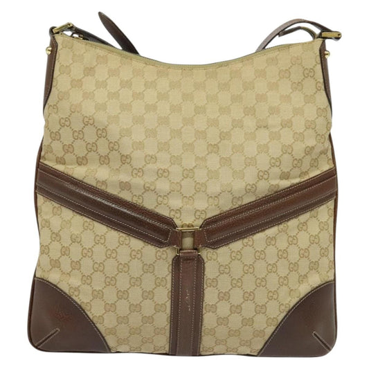 Gucci GG Canvas Bag Canvas, BEIGE, CANVAS, Shoulder bag