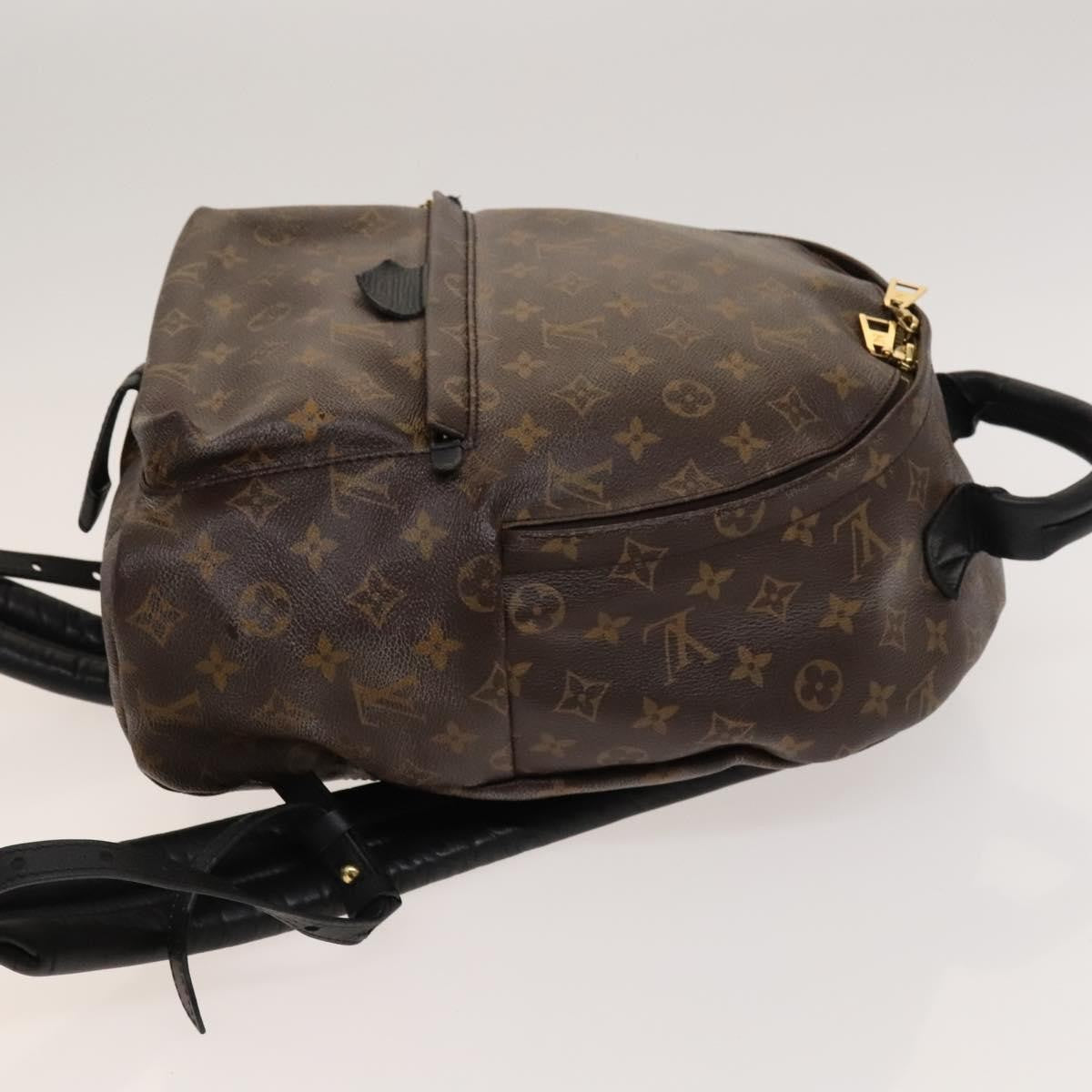 Louis Vuitton Palm Springs Backpack Monogram Canvas, BROWN, CANVAS, Backpack
