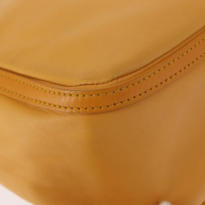 Loewe Anagram handbag Leather, YELLOW, LEATHER, Handbag