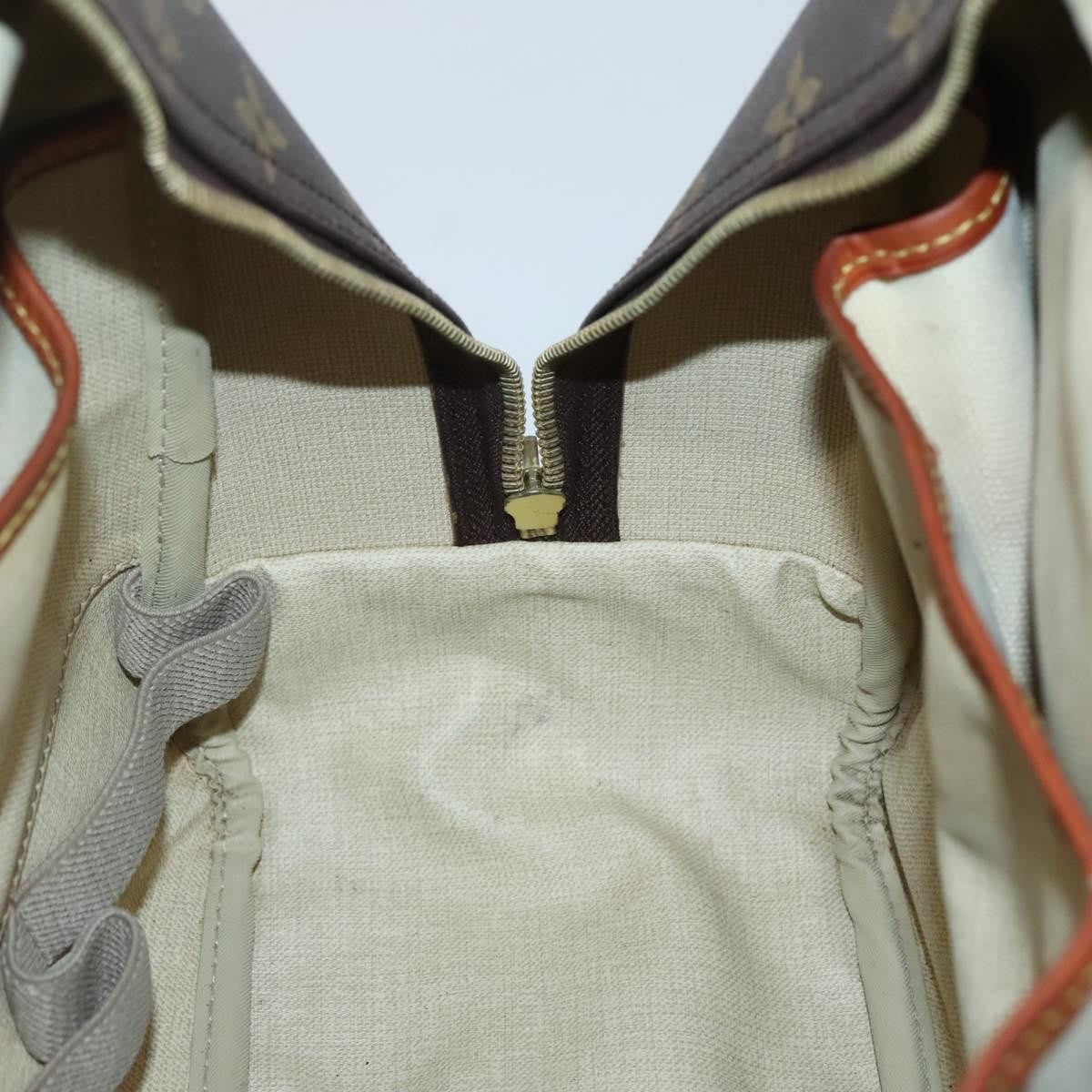 Louis Vuitton Deauville Handbag Monogram Canvas, BROWN, CANVAS, Handbag