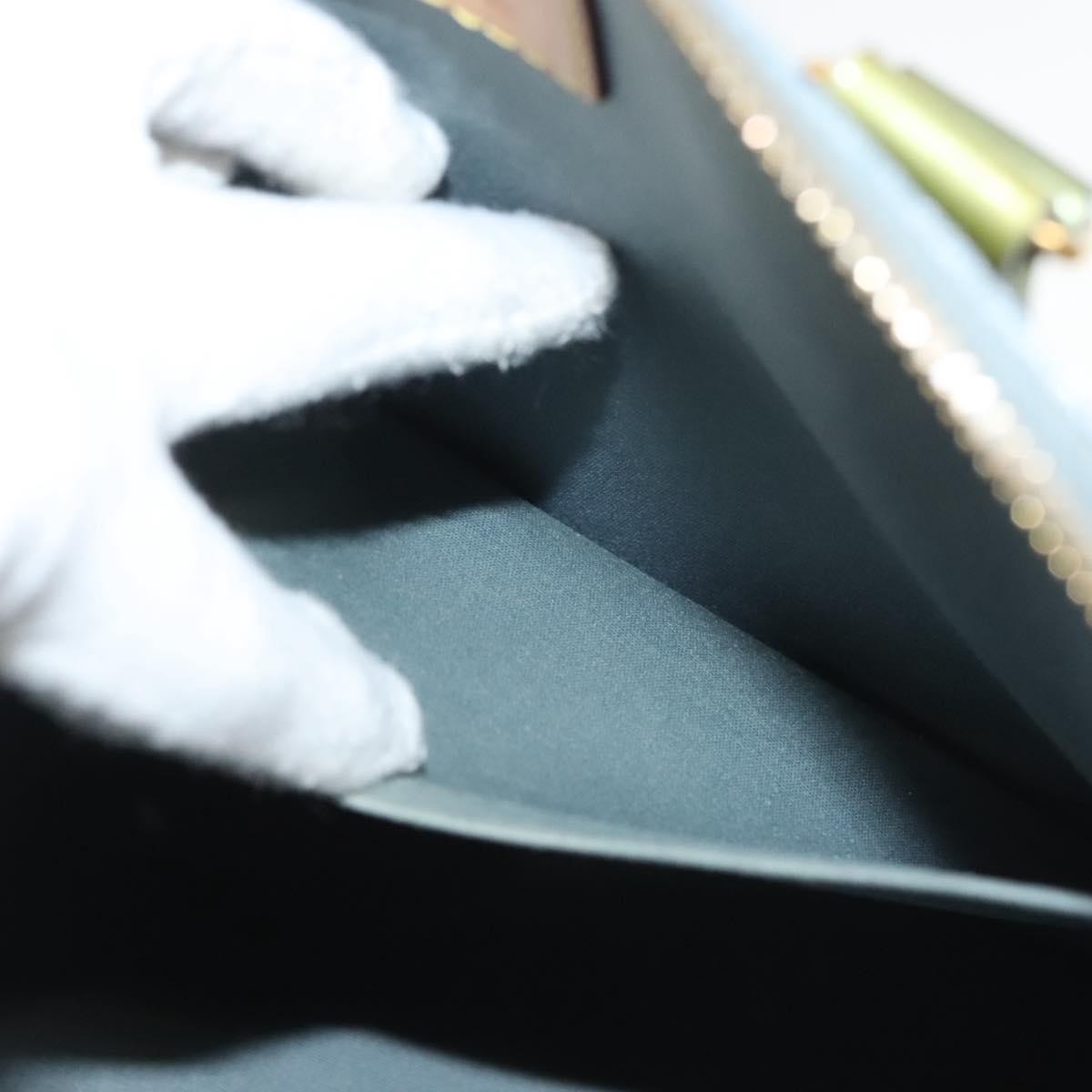 Louis Vuitton Alma Handbag Monogram Vernis, GREEN, PATENT_LEATHER, Handbag