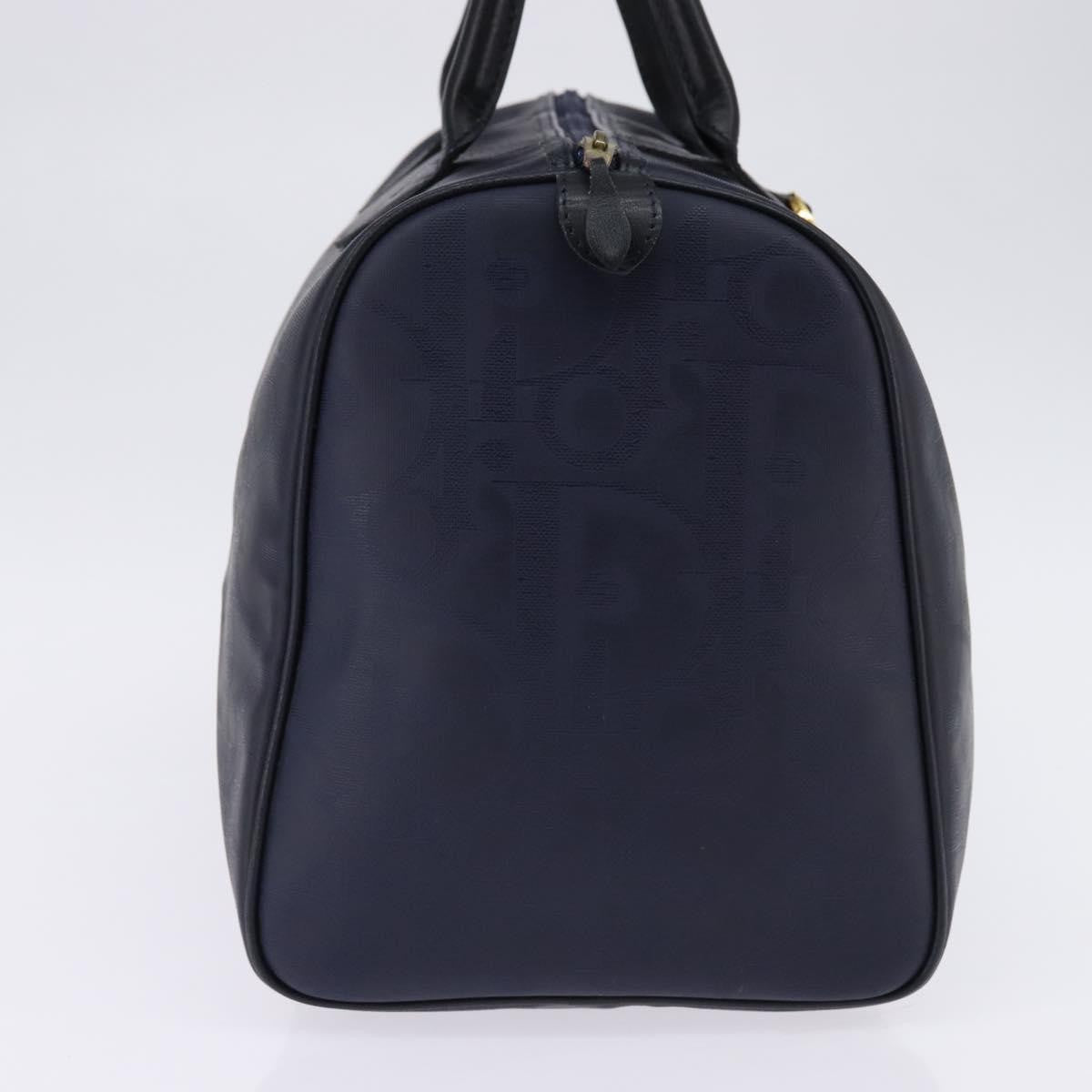 Christian Dior Lady Dior Boston Bag Canvas, NAVY, CANVAS, Travel bag