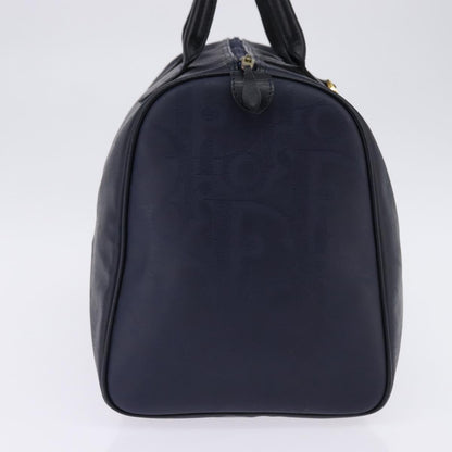 Christian Dior Lady Dior Boston Bag Canvas, NAVY, CANVAS, Travel bag