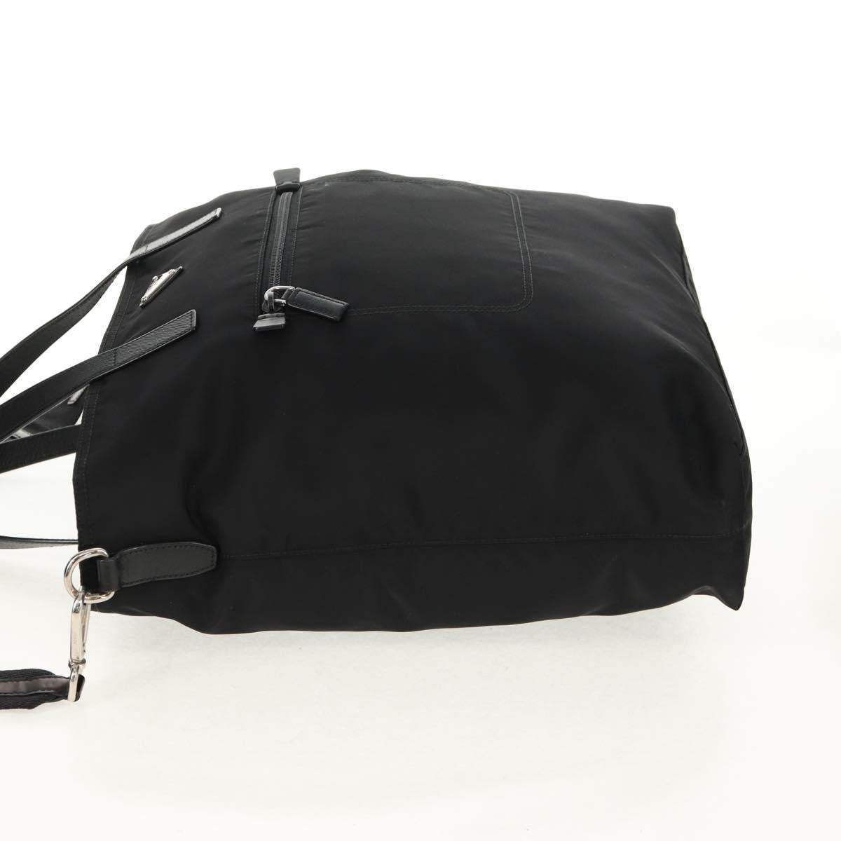 Prada Vintage Tote Tessuto, BLACK, NYLON, Tote bag