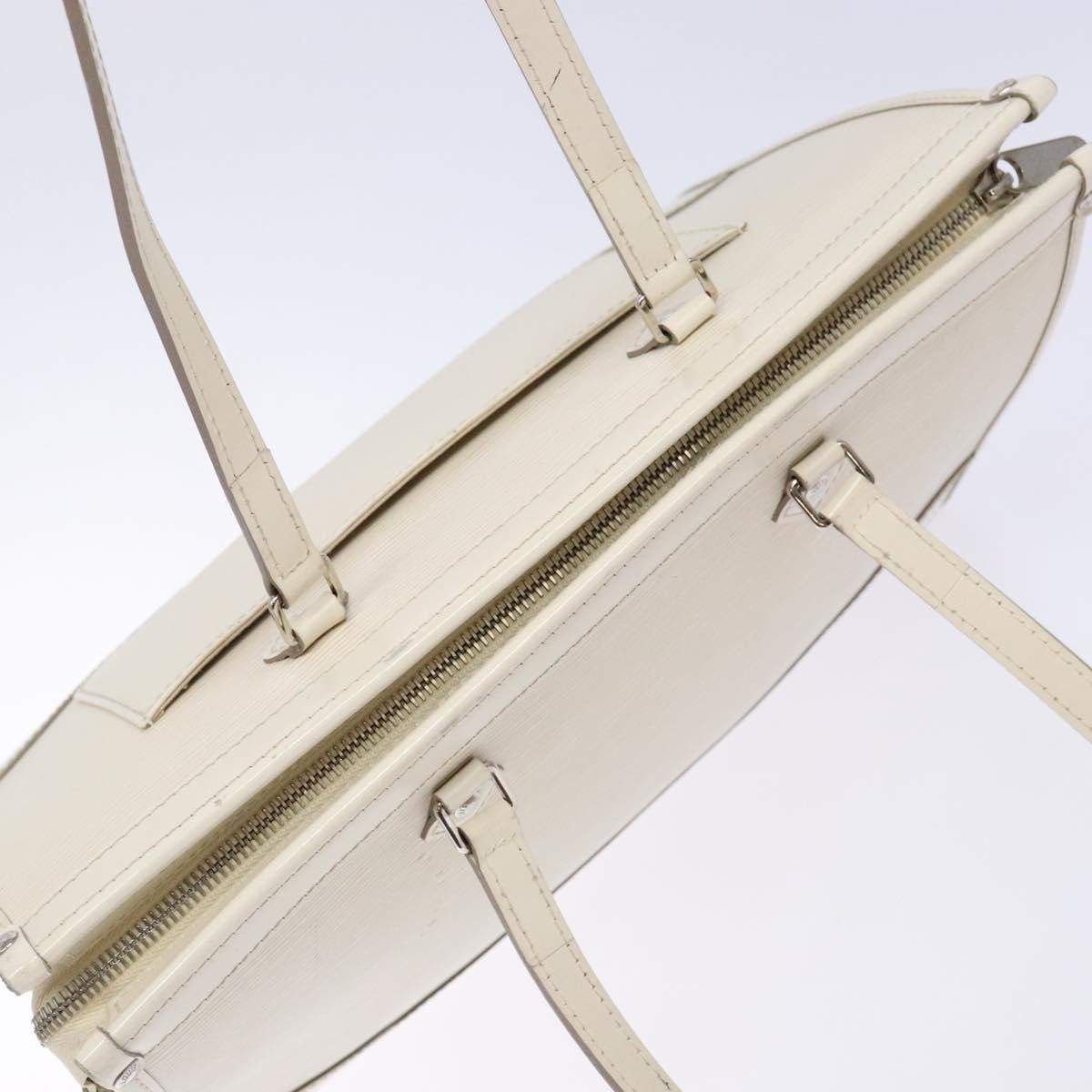 Louis Vuitton Madeleine Handbag Epi Leather, WHITE, LEATHER, Handbag