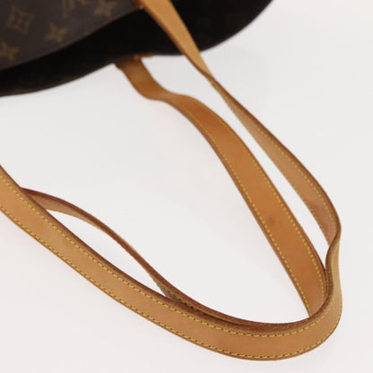 Louis Vuitton Shopping Sac Handbag Monogram Canvas, BROWN, CANVAS, Tote bag