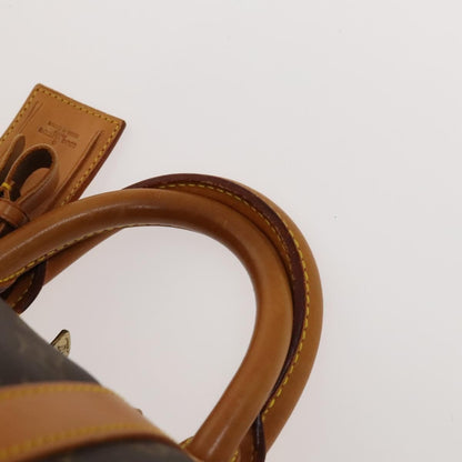 Louis Vuitton Keepall Bag Monogram Canvas, BROWN, CANVAS, Travel bag