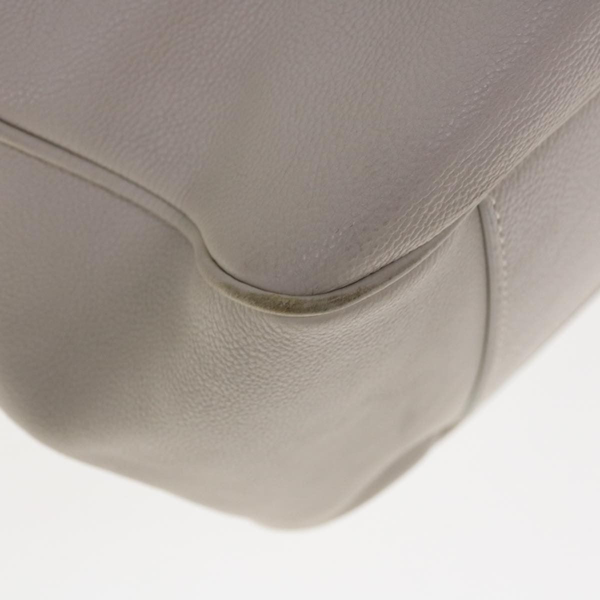 Christian Dior Vintage Handbag Leather, WHITE, LEATHER, Handbag