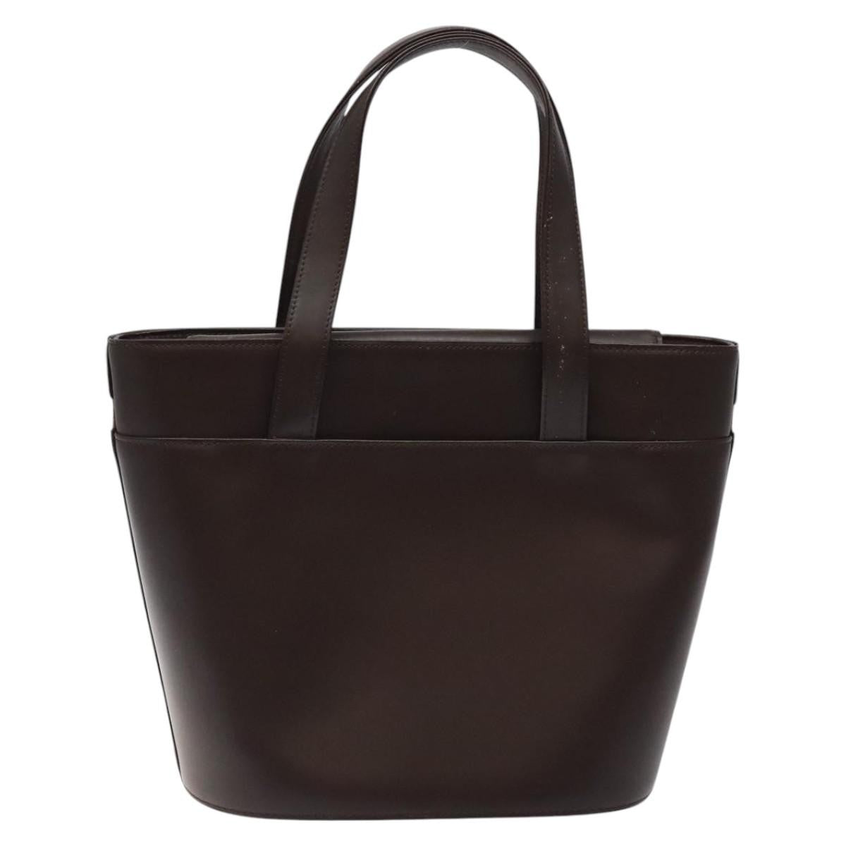 Burberry Nova Handbag Leather, BROWN, LEATHER, Handbag