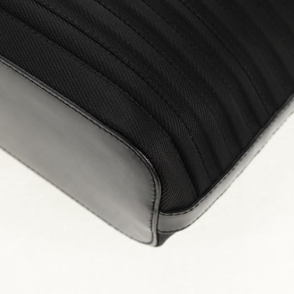 Gucci Vintage Bamboo Handle Bag Nylon, BLACK, NYLON, Handbag