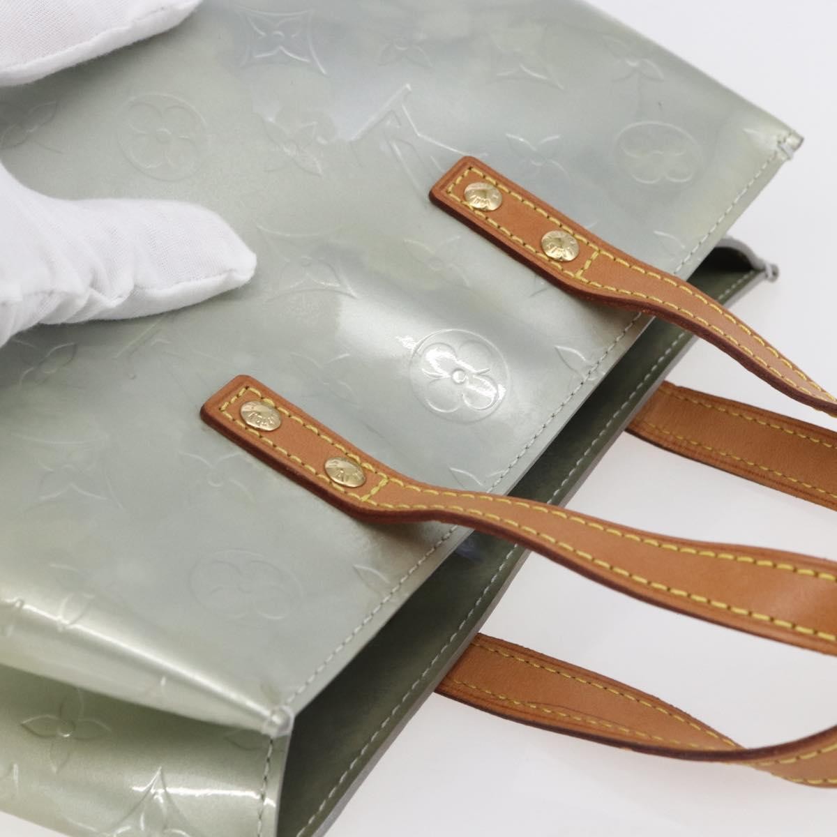 Louis Vuitton Reade Handbag Monogram Vernis, GRAY, PATENT_LEATHER, Handbag