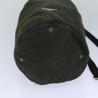 Prada Vintage Shoulder Bag Tessuto, KHAKI, NYLON, Shoulder bag