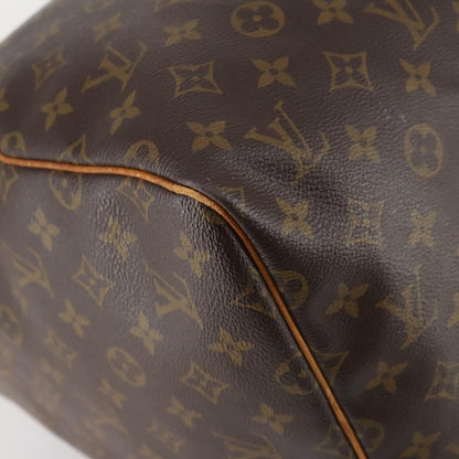 Louis Vuitton Keepall Bag Monogram Canvas, BROWN, CANVAS, Travel bag