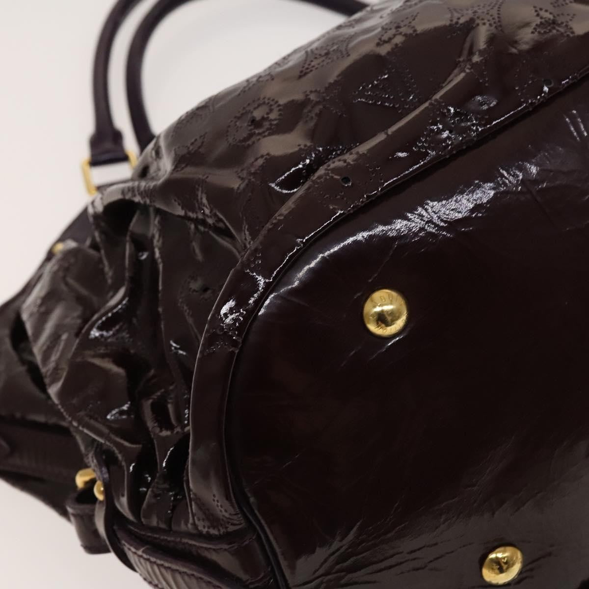 Louis Vuitton Surya Tote bag Mahina Patent Leather, PURPLE, CANVAS, Tote bag