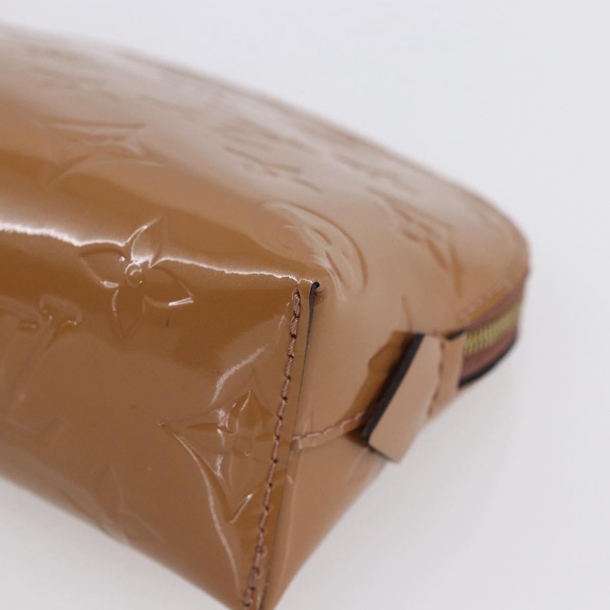 Louis Vuitton Cosmetic Pouch Monogram Vernis, BROWN, PATENT_LEATHER, Clutche & pouche