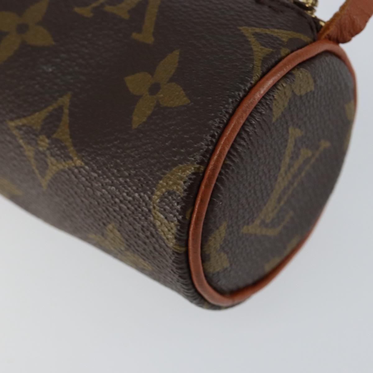 Louis Vuitton Papillon Pochette Monogram Canvas, BROWN, CANVAS, Clutche & pouche