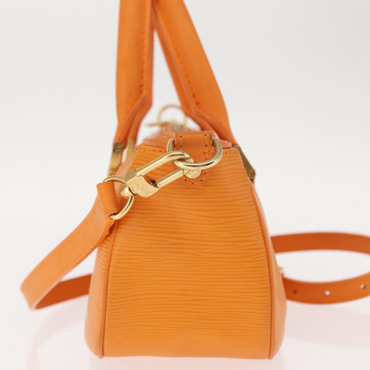 Louis Vuitton Danura Handbag Epi, ORANGE, LEATHER, Handbag