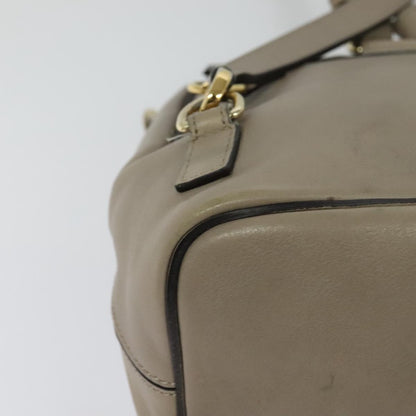 Chloe Faye Shoulder Bag Leather and Suede, GRAY, SUEDE, Shoulder bag