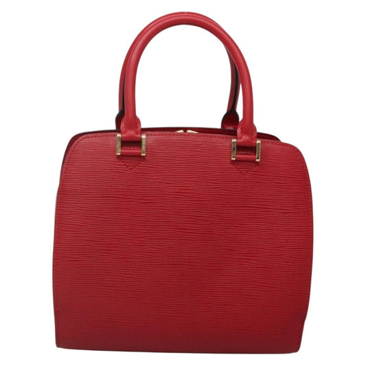Louis Vuitton Pont Neuf Handbag Epi Leather, RED, LEATHER, Handbag