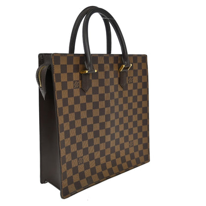 Louis Vuitton Venice Sac Plat Bag Damier, Brown, Canvas, Tote Bag