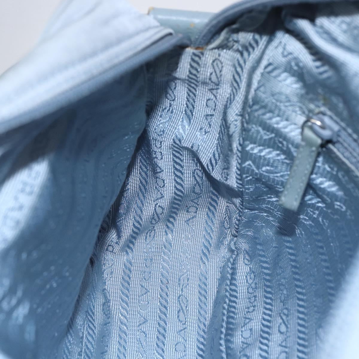 Prada Front Pocket Camera Bag Tessuto, BLUE, NYLON, Shoulder bag