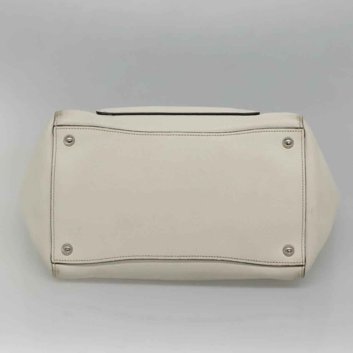 Prada Front Pocket Wing Convertible Tote Vitello Daino, WHITE, LEATHER, Tote bag