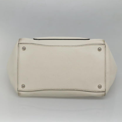 Prada Front Pocket Wing Convertible Tote Vitello Daino, WHITE, LEATHER, Tote bag