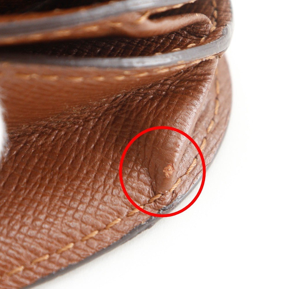 Louis Vuitton Porte Monnaie Gousset Canvas, BROWN, CANVAS, Wallets