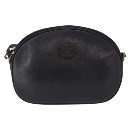 Gucci Vintage Shoulder Bag Leather, BLACK, LEATHER, Shoulder bag